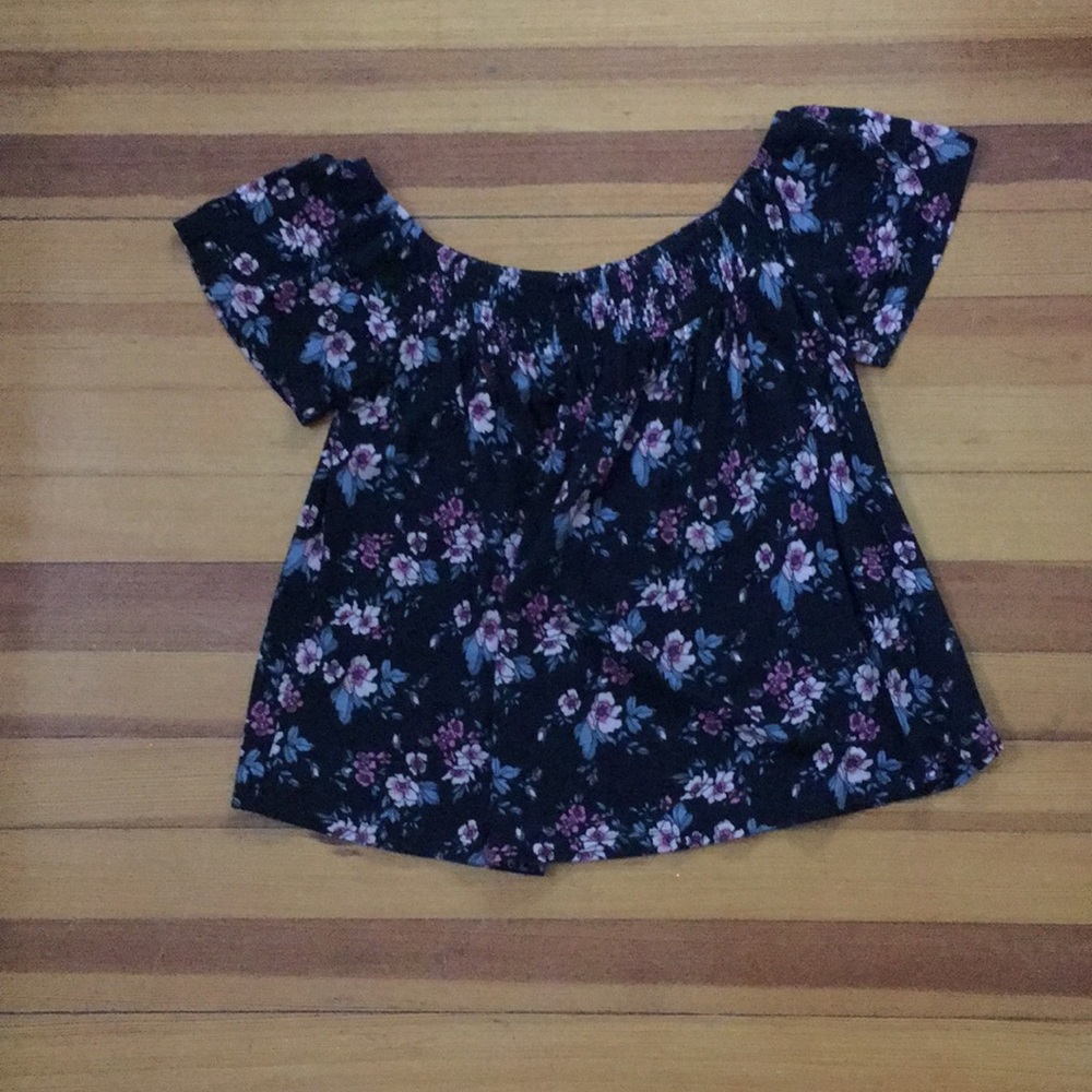 AE floral off the shoulder top